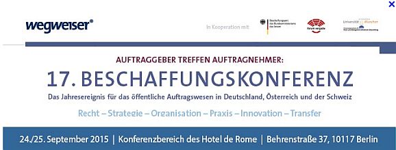 Beschaffungskonferenz2015 (Logo: Wegweiser GmbH)