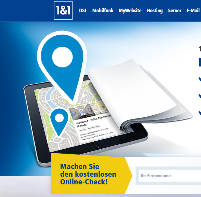 1&1 bringt Tool für Händler