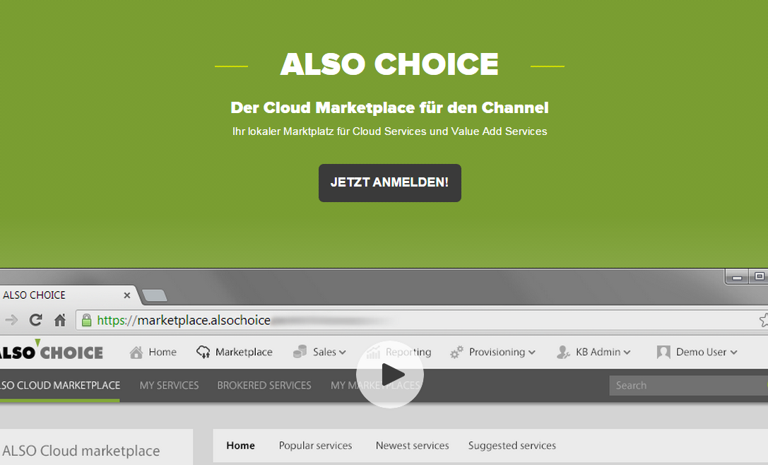 ALSO Deutschland führt Cloud Marktplatz ein