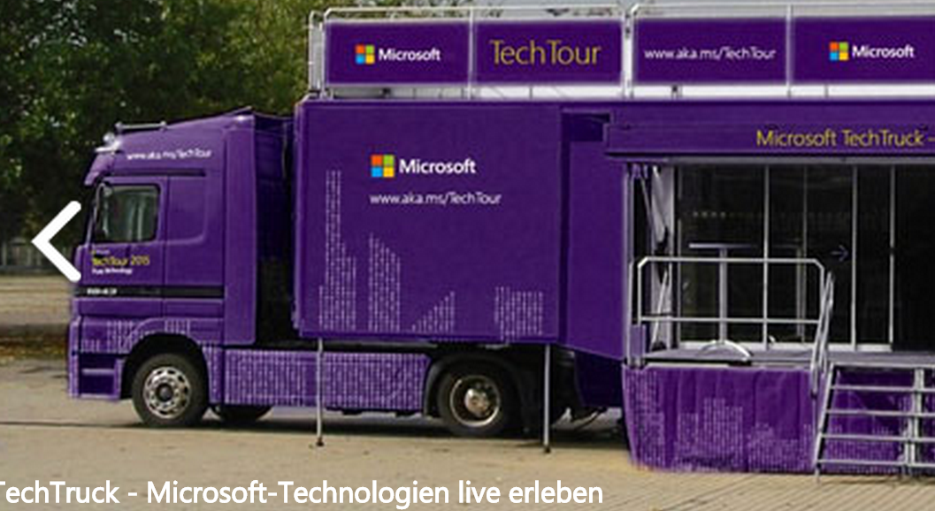 Microsoft schickt TechTruck auf Deutschland-Tour