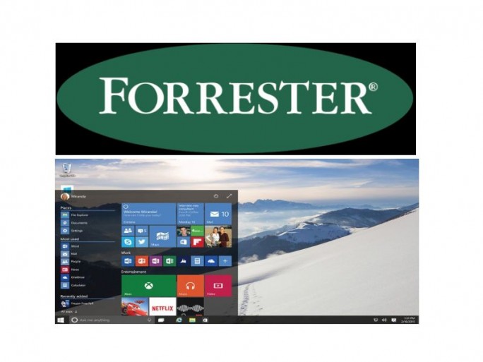 Forrester Windows 10 (Bilder: Forrester und Microsoft)