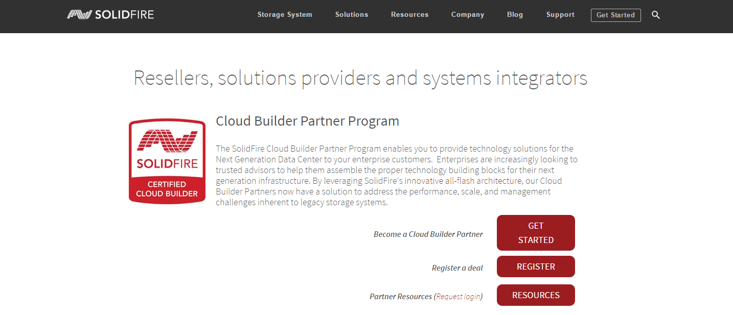 SolidFire erweitert Partnerprogramm