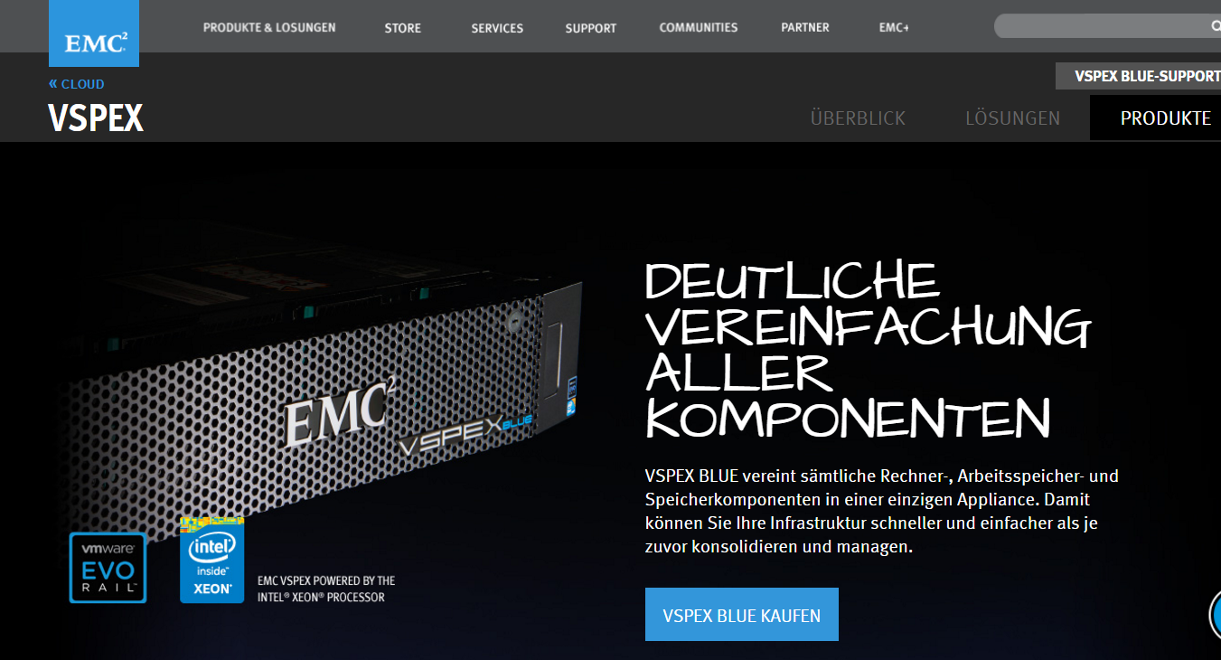 EMC VSPEX BLUE eröffnet Chancen
