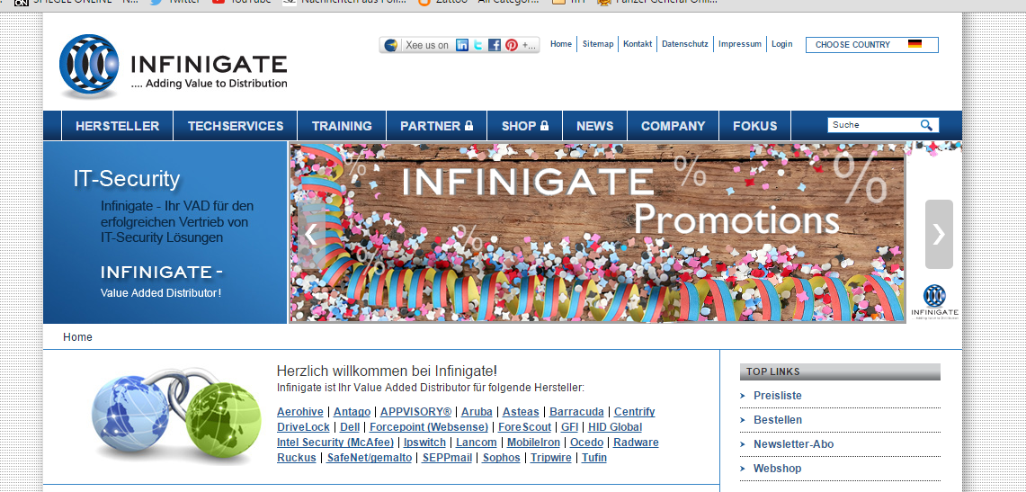 Infinigate vertreibt mediaTest