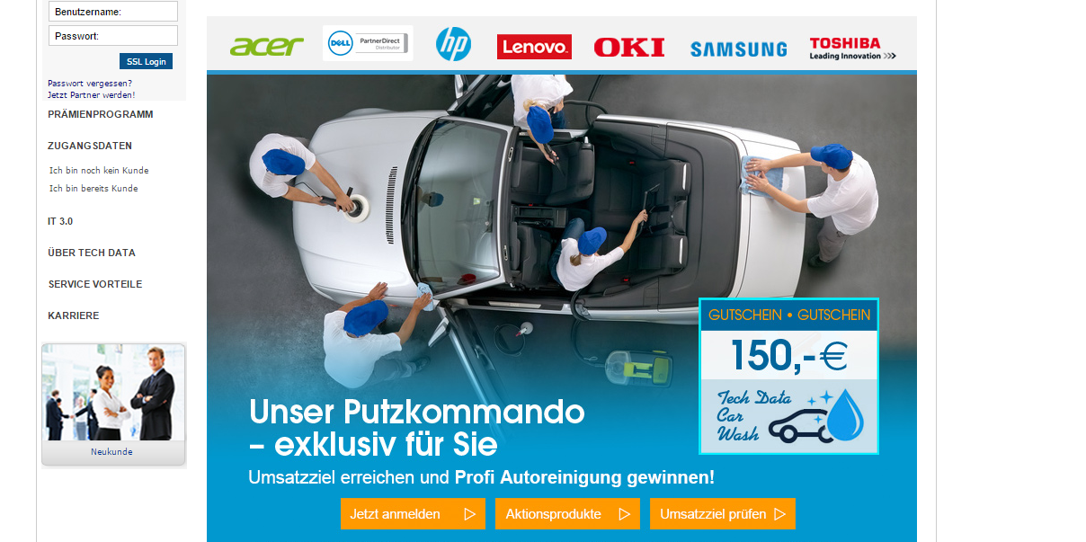 Tech Data startet Car Wash Kampagne